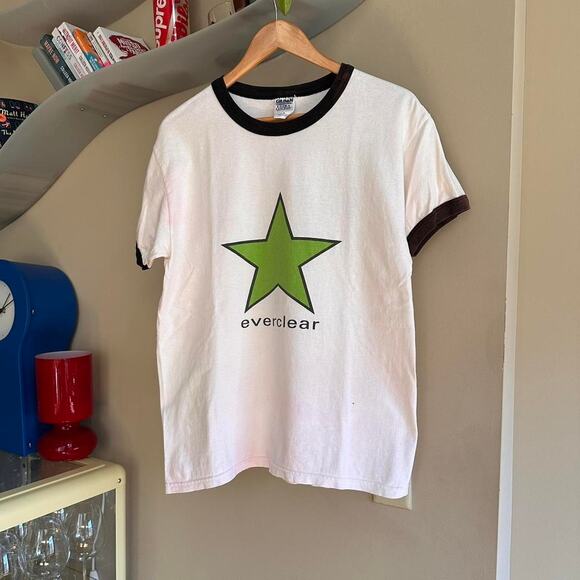 Vintage Everclear Band Ringer Shirt